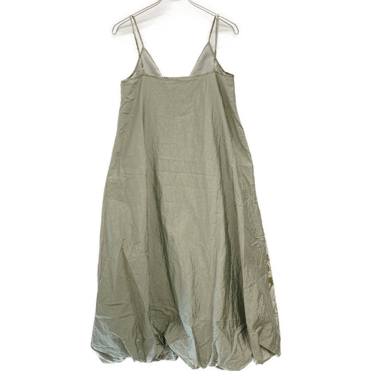 muller of yoshiokubo Khaki MLS24604 Cami Dress LACQUER CAMI DRESS