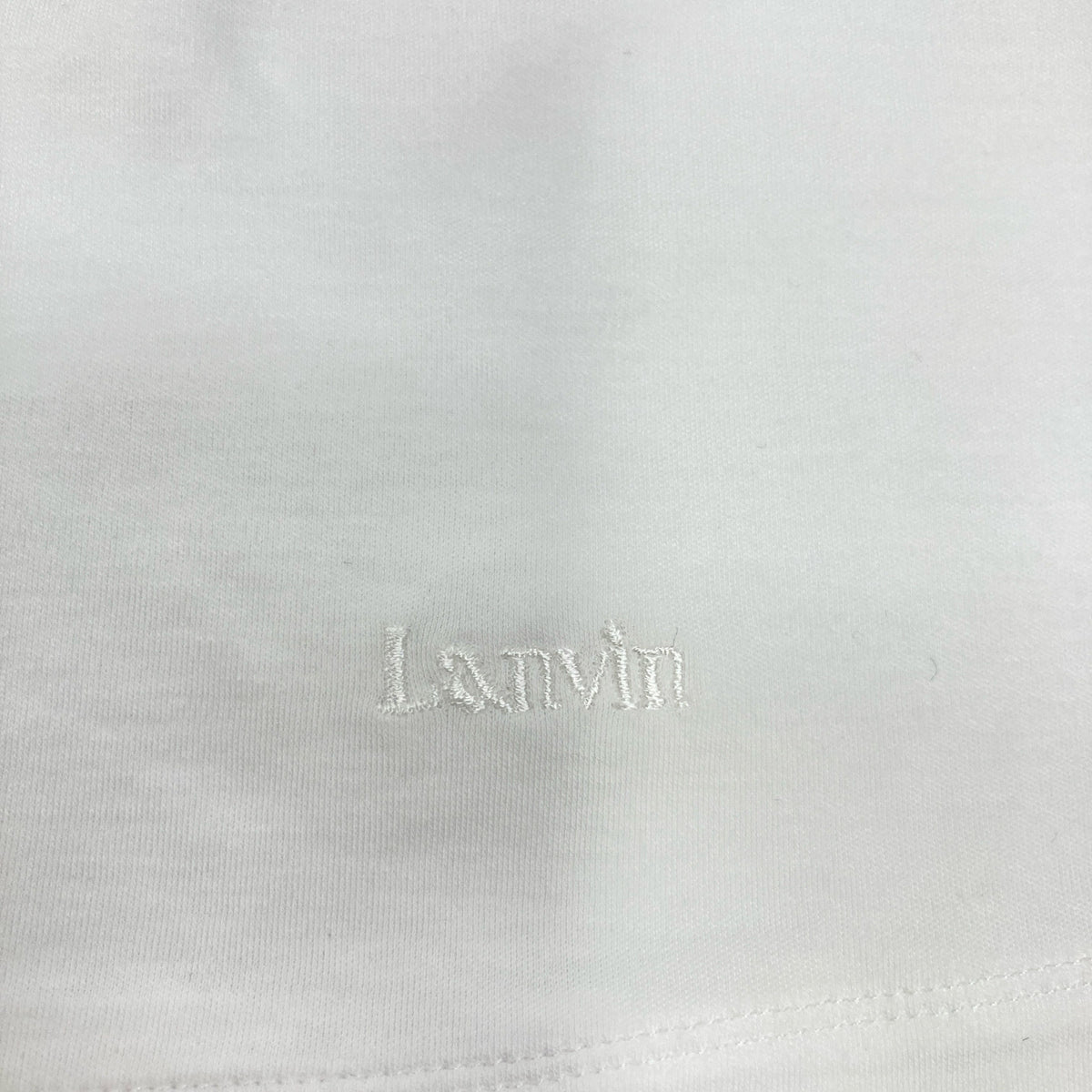 【SALE】 LANVIN white TO619J TS02 P18 ruffled top