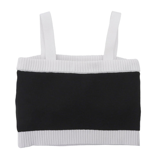sheller 谢勒 美品 bijou button knit bustier 上衣 女装 黑色 白色 F SL191040520 上衣