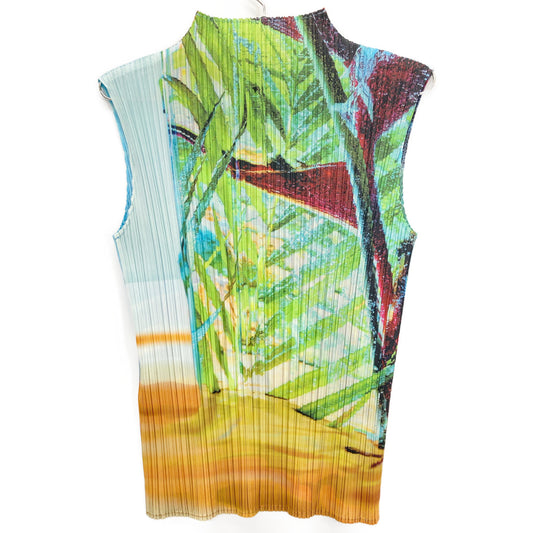 PLEATS PLEASE 三宅一生 似全新 23AW PP33-JK671 TROPICAL WINTER 无袖上衣 上衣