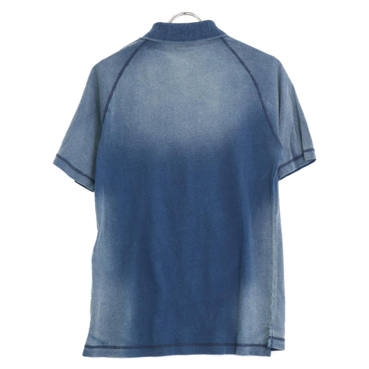 DIESEL ディーゼル T-RASMITH ブルー カラー ステッチ ポロシャツ トップス