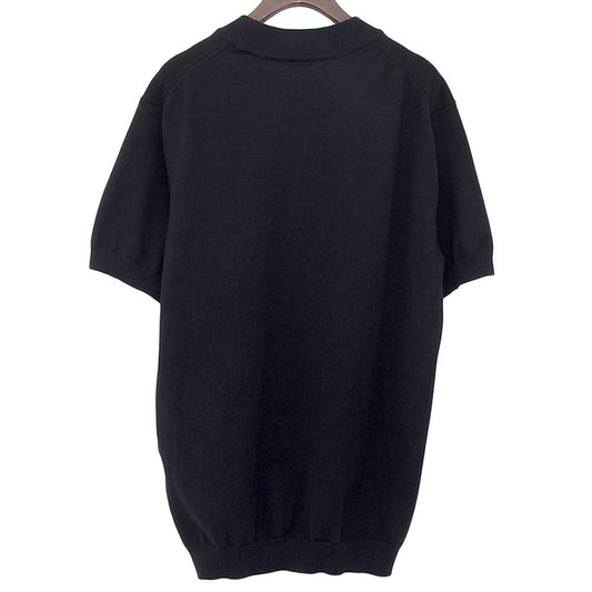 HILTON Hilton Excellent Condition Crew Neck Short Sleeve Knit Top Men's Black L 652036 Tops