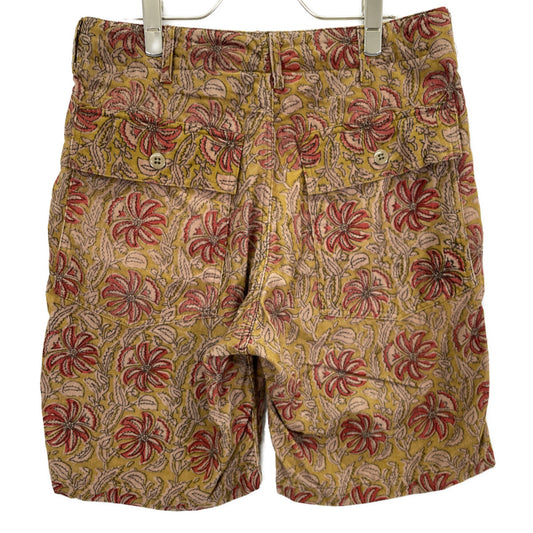 Engineered Garments Engineered Garments 米色 25SS 法蒂格短裤 花卉印花灯芯绒下装