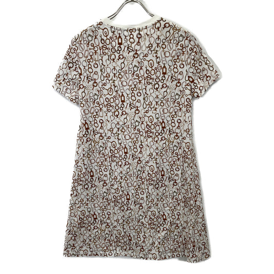 HERMES 23SS Bit Pattern Short Sleeve Shirt Dress