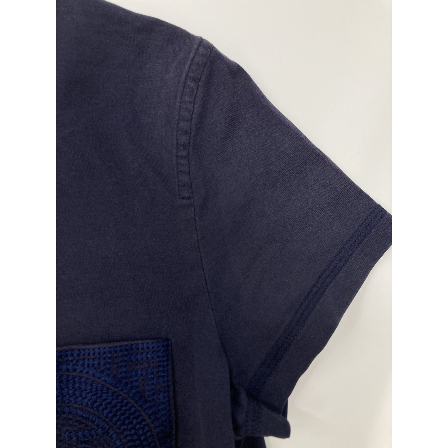 HERMES エルメス Hロゴ刺繍ポケット Tシャツ トップス 34