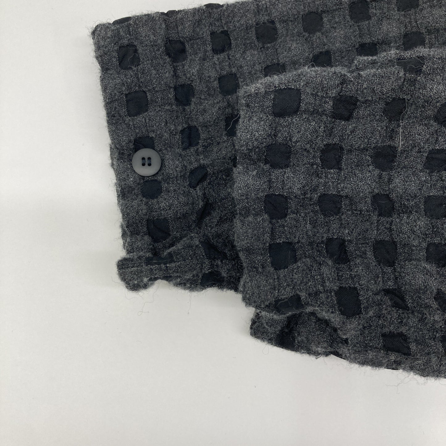 Haat Grey HA83FH612 Wool Blend Check Dress 3 Women's