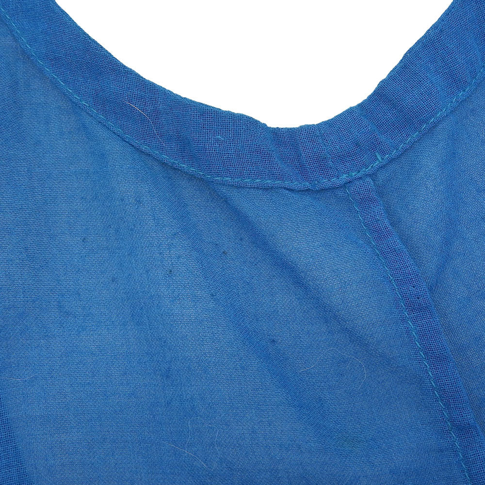Haat Heart Rayon Blend Stripe Sleeveless Shirt Top Women's Blue 2 HA53FJ617 Top