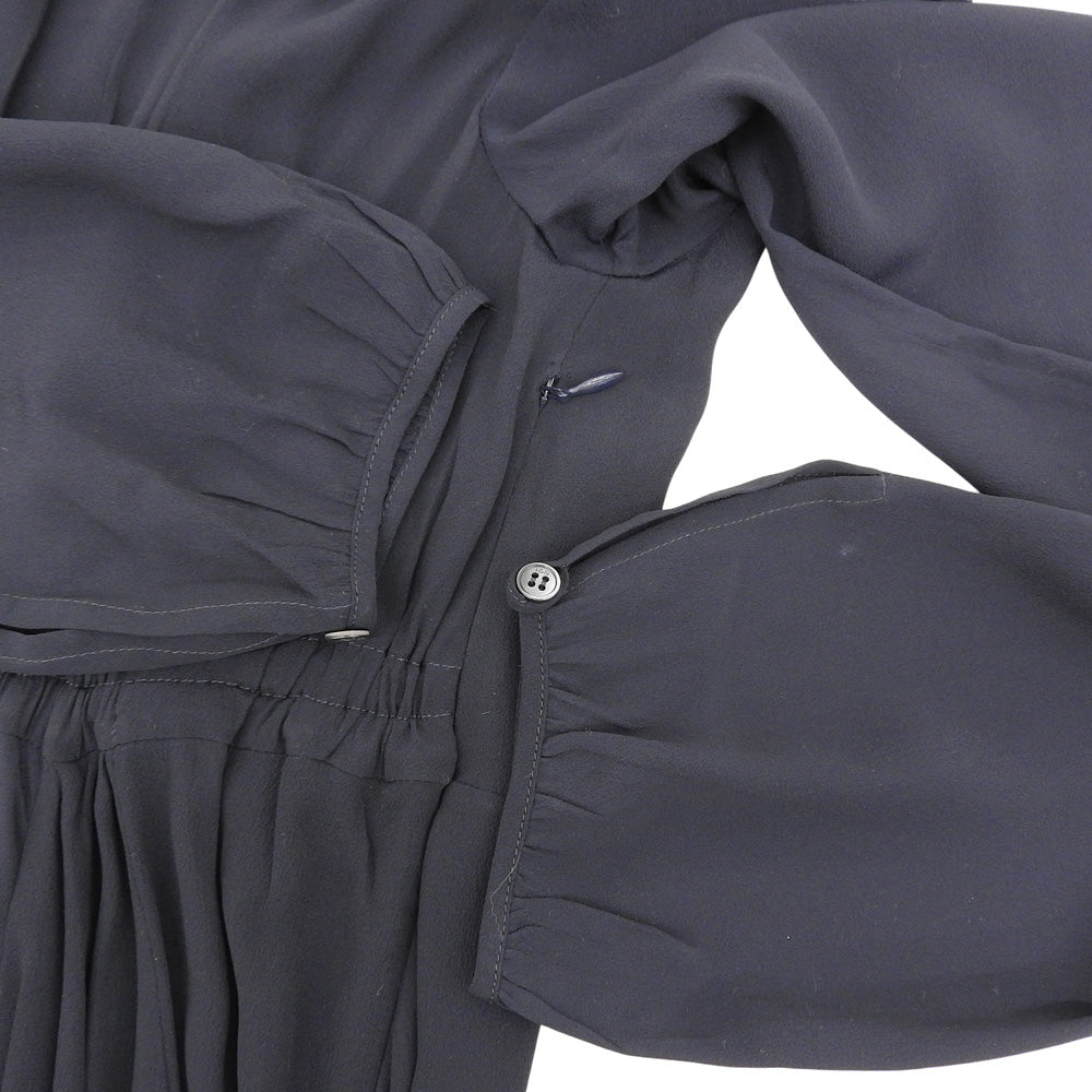 N°21 Numero Ventuno Excellent Condition Silk Blend Dress Women's Navy 36 Dress