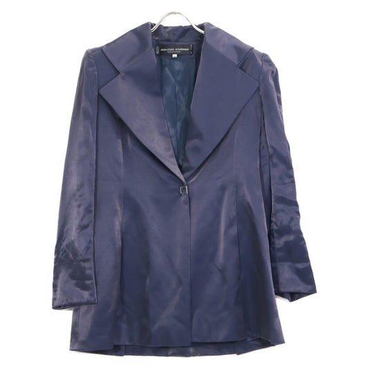 JEAN-LOUIS SCHERRER S84125 Blue Rayon Blend Jacket Skirt Suit Set-up 44 Women's