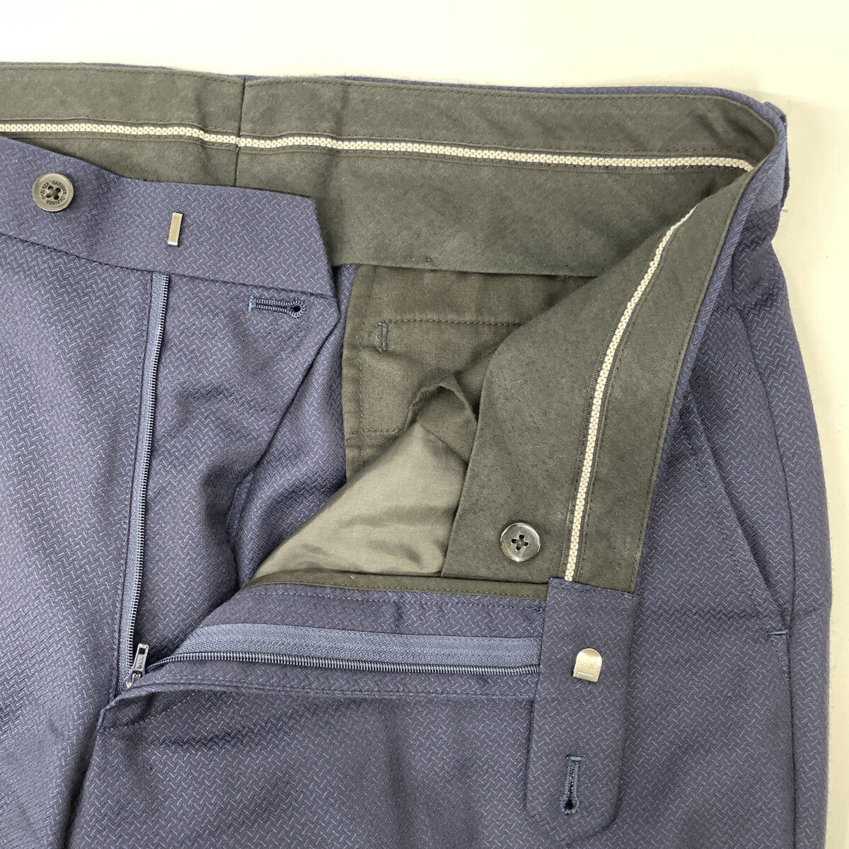4021583091 F.LLI CERRUTI 1881 Fabric Navy Suit Suit Set Up L Men's