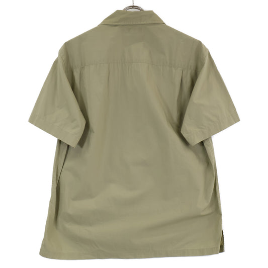 579-8150060 Cotton Open-Collar Short-Sleeve Shirt/Top M Women's