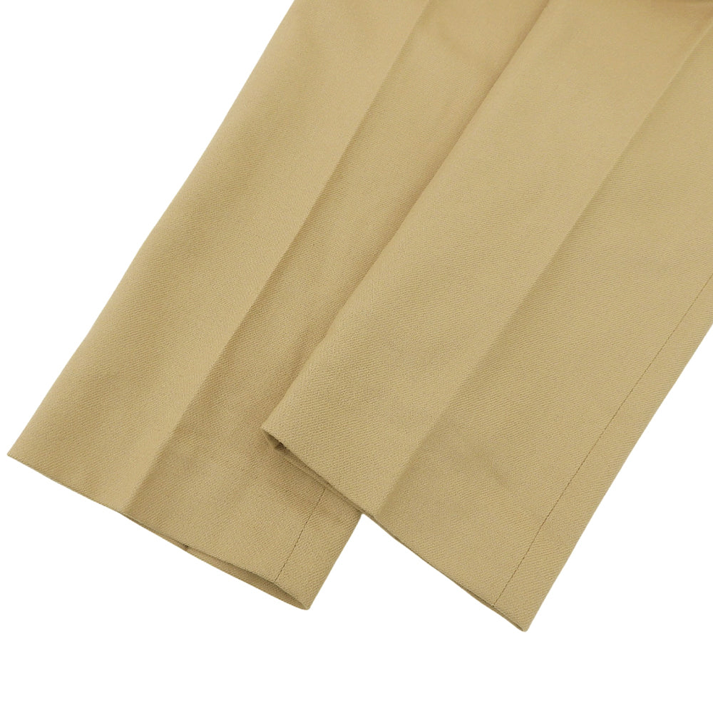 Unused Wool Center Press Slacks Bottoms Women's Beige 3 Bottoms 3 Women's