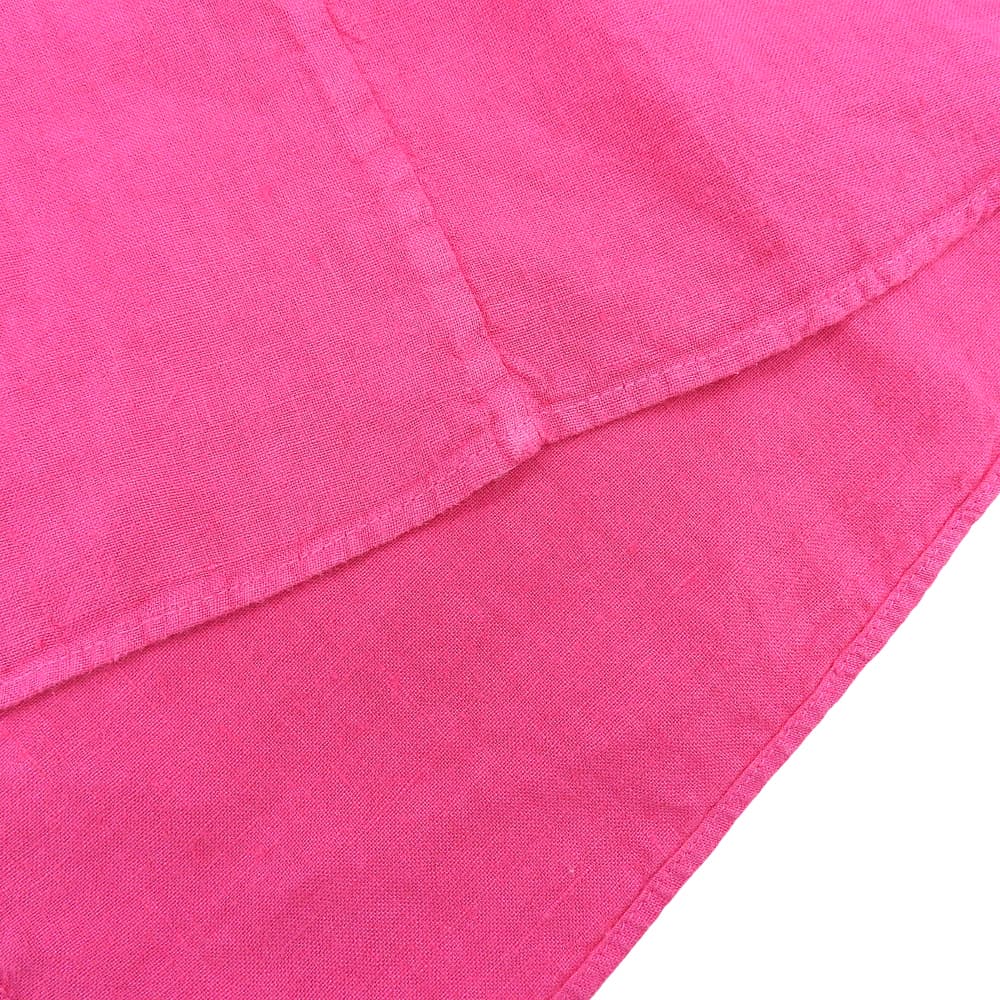 stefanomortari ステファノモルタリ 美品 リネン フレアワンピース レディース ピンク 38 ワンピース 38