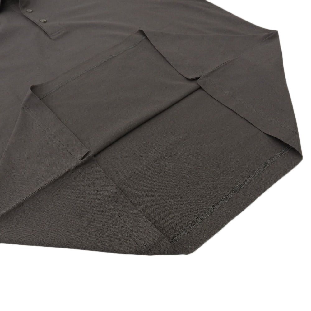 HERNO ヘルノ 美品 コットン 半袖ポロシャツ トップス メンズ カーキ 52 JPL003U トップス 52