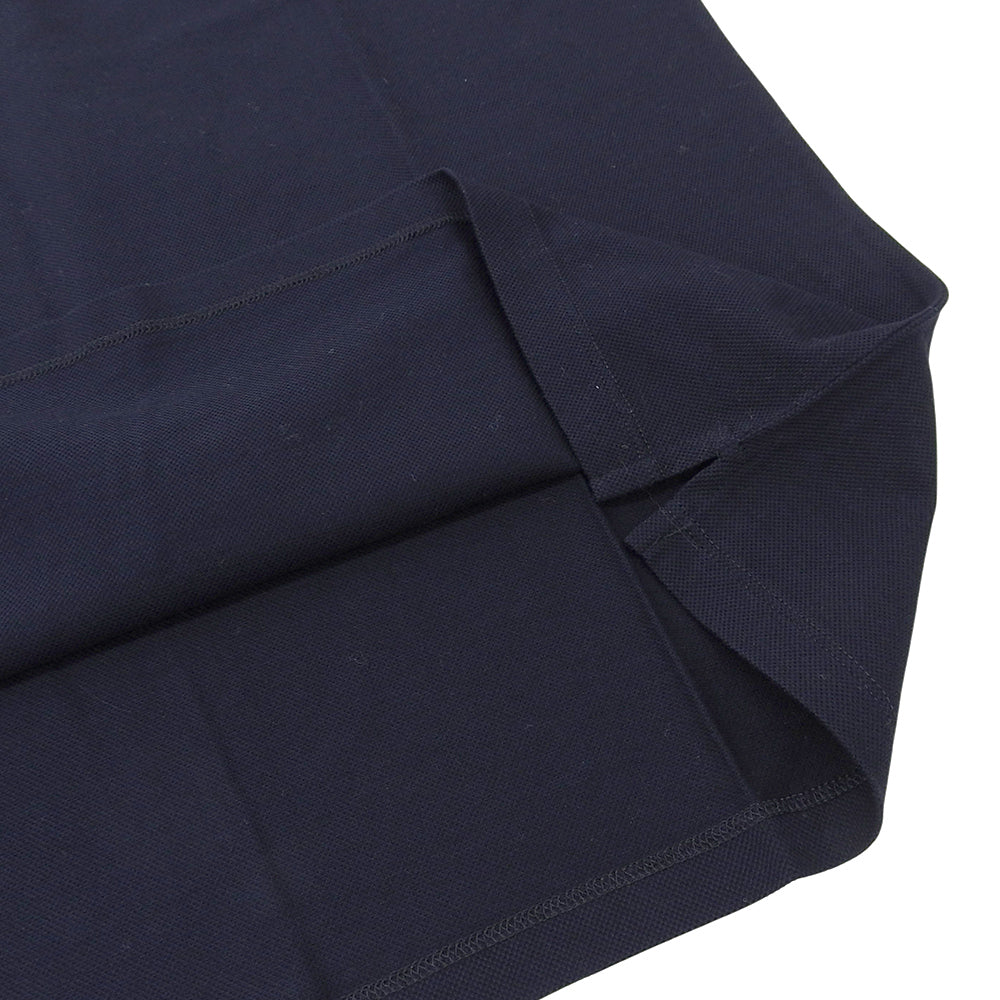 LOUIS VUITTON ルイヴィトン 美品 コットン LVロゴ 半袖ポロシャツ トップス メンズ ネイビー L RM162Q JEA HAJR32 トップス L