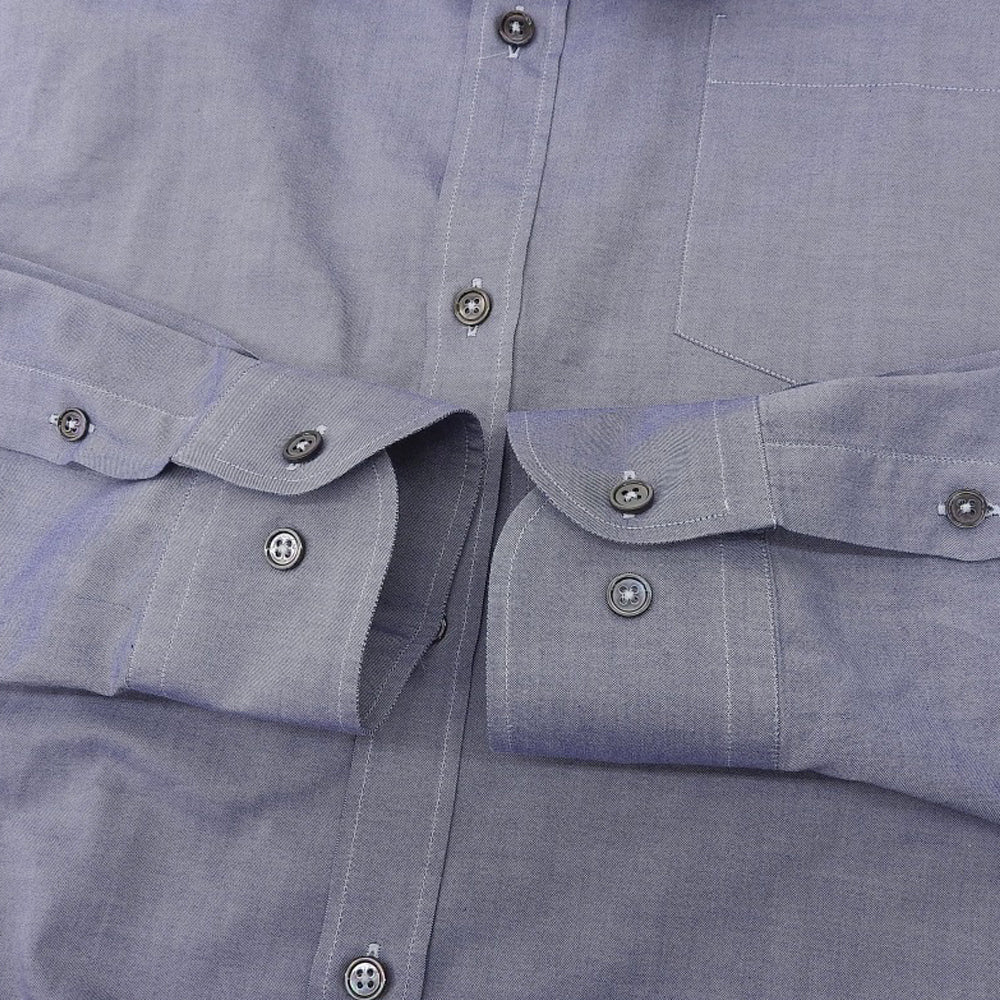 BOTTEGA VENETA ボッテガヴェネタ 美品 コットン ボタンダウンシャツ トップス メンズ ブルー 41 308399 VZY51 トップス 41