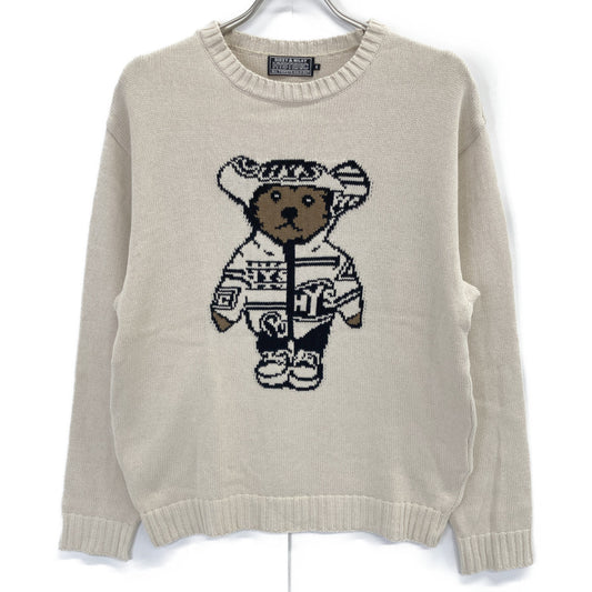 02233NS06 TEDDY コットン ジャカード セーター トップス S メンズ