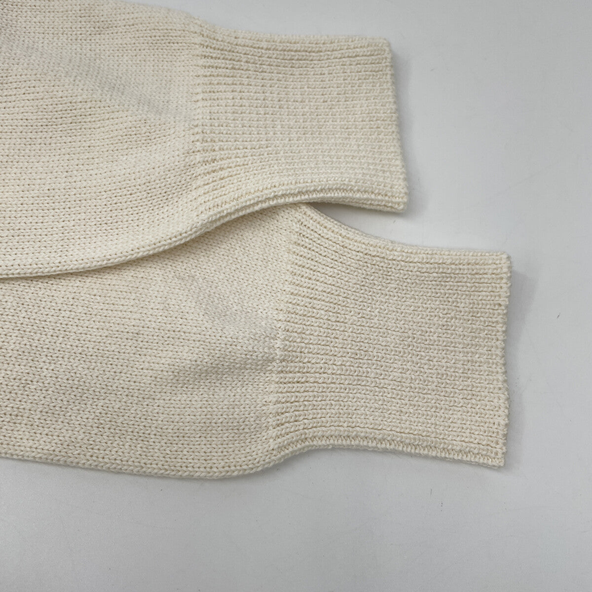 ZANONE ザノーネ 813187 ZM366 オフホワイト 5ゲージコットンリブニットカーディガン トップス 44