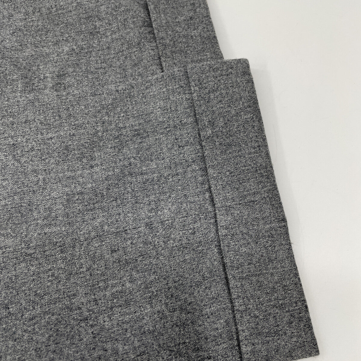 BERWICH ベルウィッチ rb5470 グレー スコッチ ウールサキソニー2インプリーツクロップドパンツ ボトムス 42