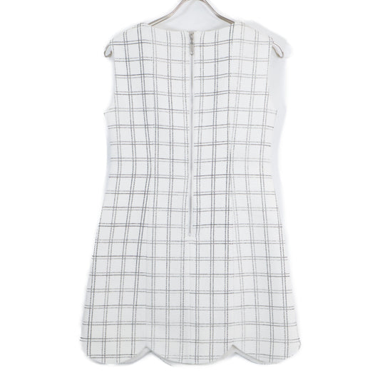 sheller 231042 White Flocky Tulip Dress