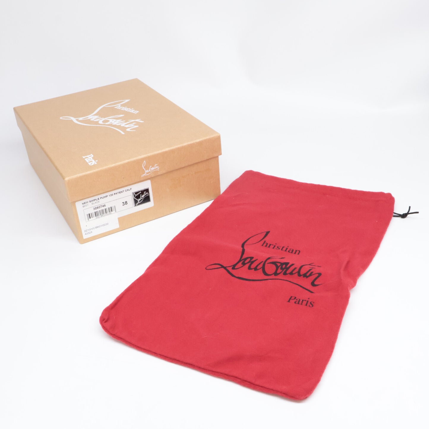 Christian Louboutin クリスチャンルブタン 【新品同様】3080746 NEW SIMPLE PUMP ラウンドトゥ ヒールパンプス/ シューズ 38