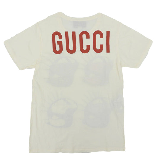 GUCCI グッチ プリント Tシャツ トップス レディース アイボリー S 492347-XJBU0 トップス