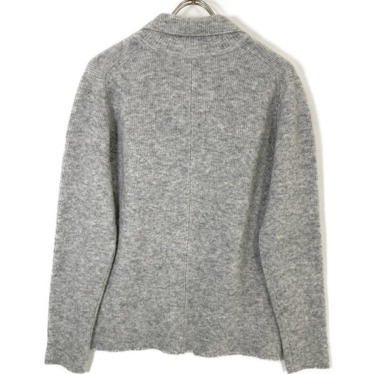 ROBERTO COLLINA Gray Nylon Wool Alpaca Knit Jacket Jacket