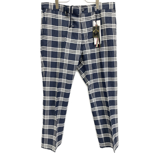 Orobianco 43910 Navy Linen-Cotton Check Suit Set-Up