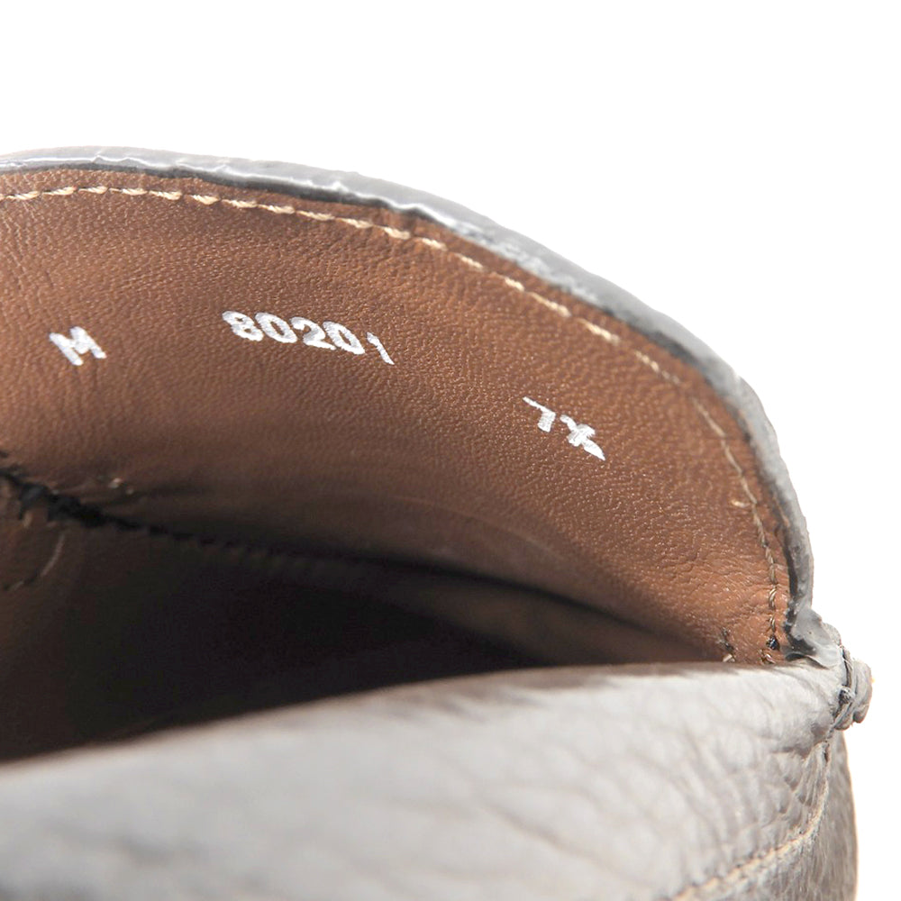 a.testoni New Condition Leather Gancini Loafers Shoes Men's Brown 7 1/2 M 80201 Shoes