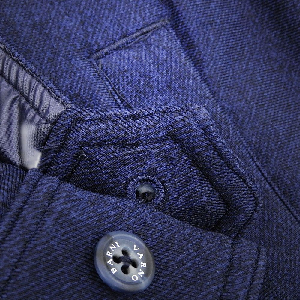 BARNI VARNO Excellent Condition Denim-Style Print Blouson Jacket Men's Navy LL 21AW BAW-KBS4164 Jacket