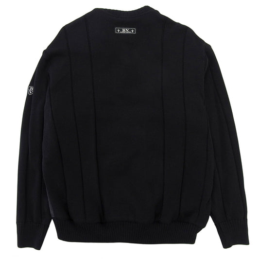 Like New Down Knit Blouson Jacket Men's Black LL BAW-LBS4558 Jacket LL Men's
