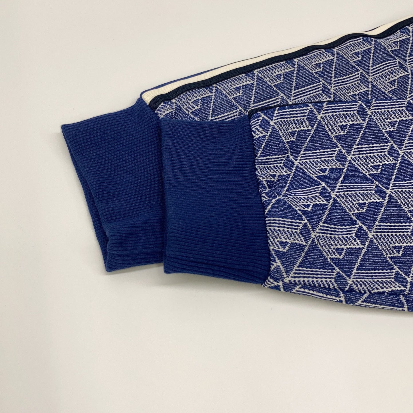 Lacoste ラコステ ネイビー SH1368 モノグラム ジャカード トラックジャケット ジャケット L