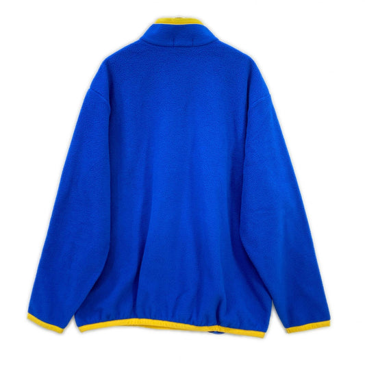BLUE FLEECE Half-Zip Pullover Top XXL Men's
