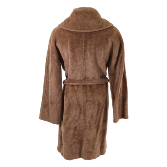 Max Mara マックスマーラ ウールxアルパカ ベルト付 コート