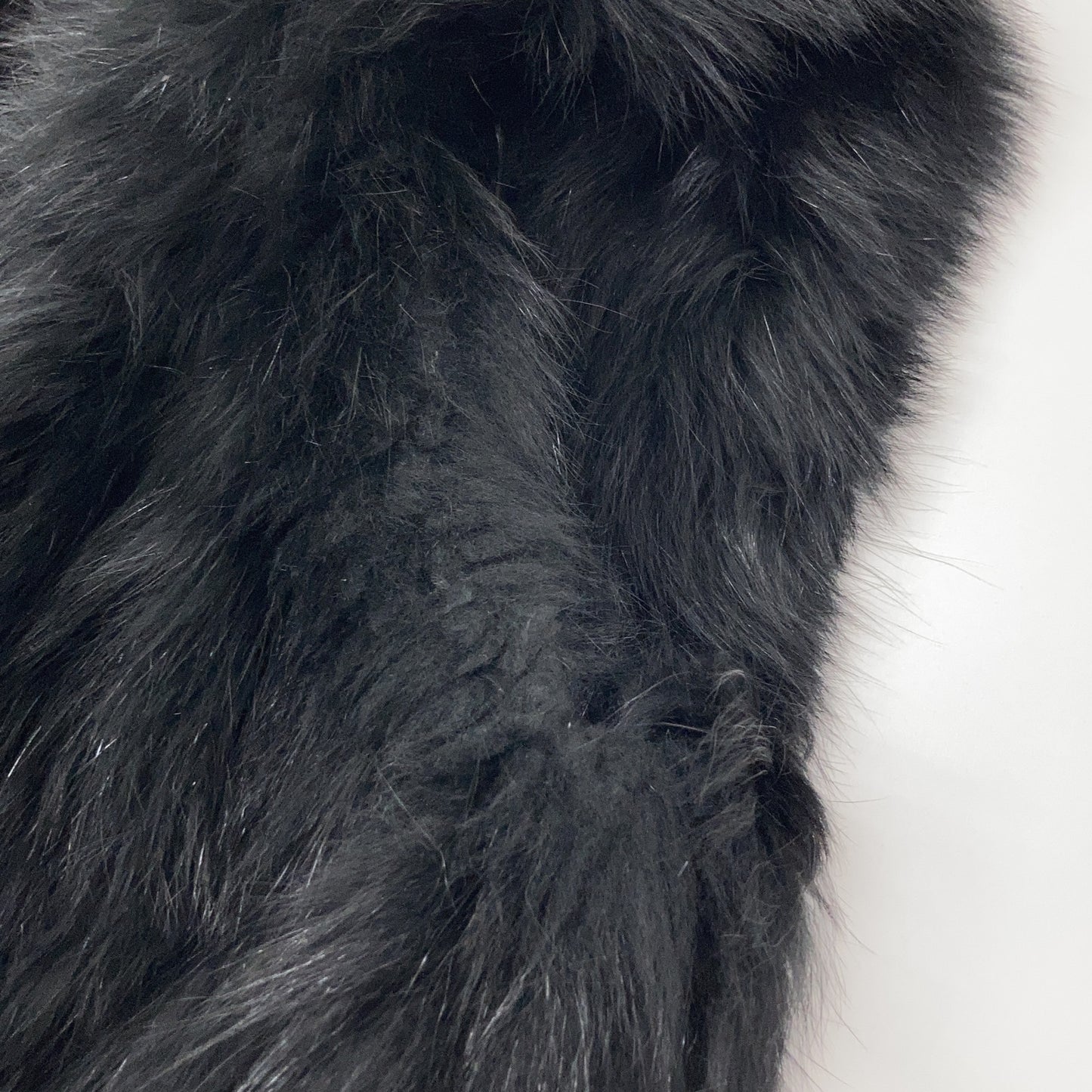 EMPORIO ARMANI エンポリオアルマーニ ブラック 05年 W2J82P W2P50 リアルファー ベスト ベスト 40