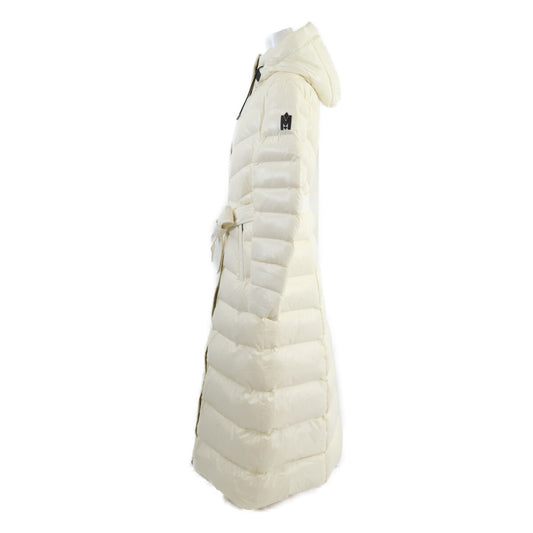【新品】CALINA-R 带腰带连帽长款羽绒服 M 女士