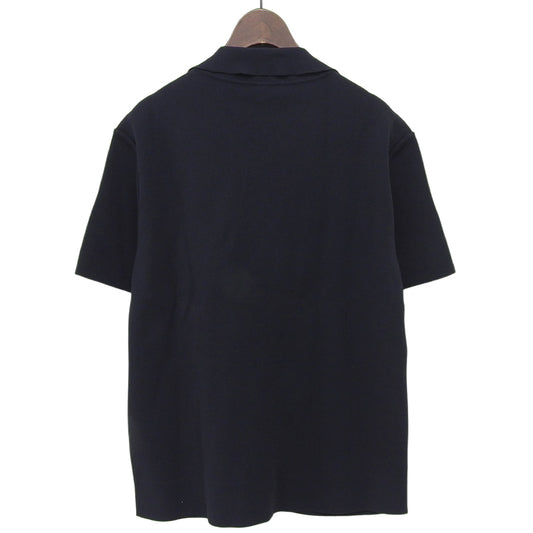 VALENTINO 华伦天奴 准新品 人造丝开领针织衫 上衣 男士 海军蓝 绿色 棕色 S MV3KP02T45W 上衣