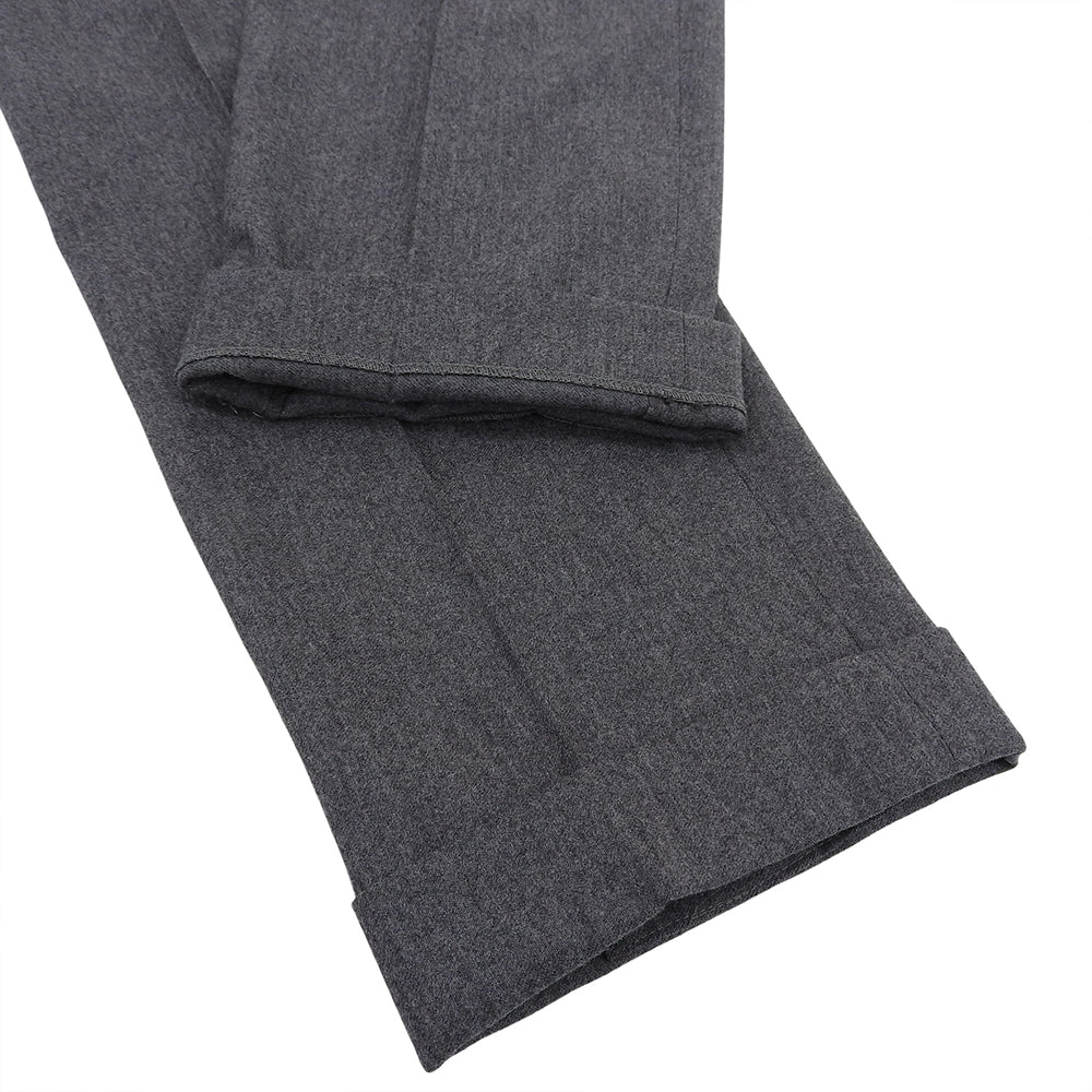 Excellent Condition 1-Tuck Wide Wool Slacks Bottoms Men's Gray 48