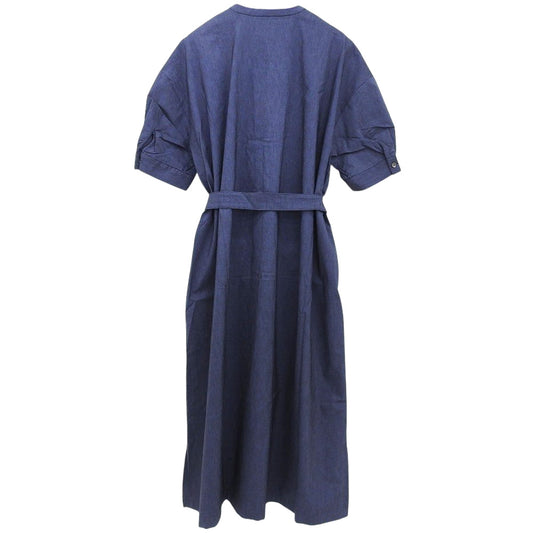theory luxe セオリーリュクス MENORA CHAMBRAY.STRETCH ベルト付き ワンピース レディース ネイビー 38 ワンピース
