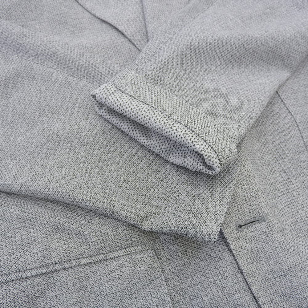 GOTAIRIKU 五大陸 新品同様 リネン混 テーラードジャケット メンズ ライトグレー BS 24SS ジャケット BS