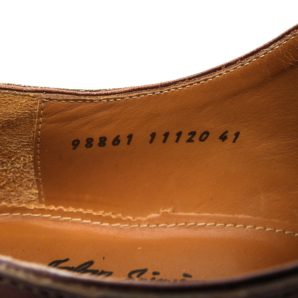 Men's Straight Tip Shoes Brown 41 98861 Shoes 41 Men's