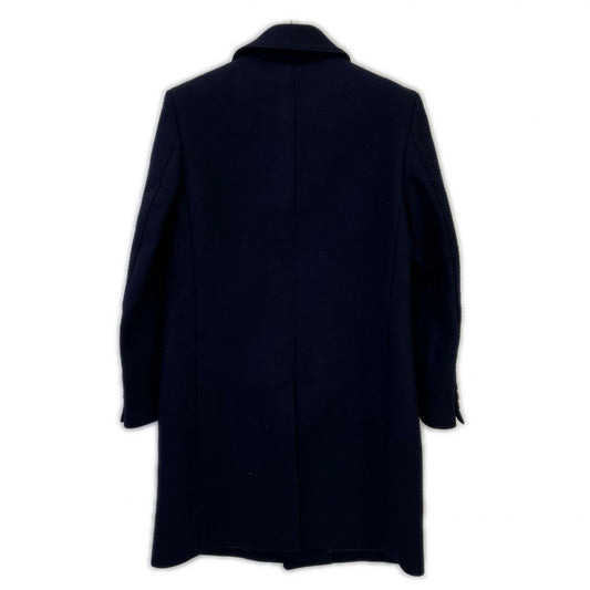 408351005 NAVY WOOL STAND-COLLAR COAT Coat 1 Men's