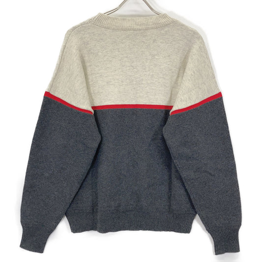 ISABEL MARANT イザベルマラン ベージュ×グレー PARADISE コットンウール セーター トップス