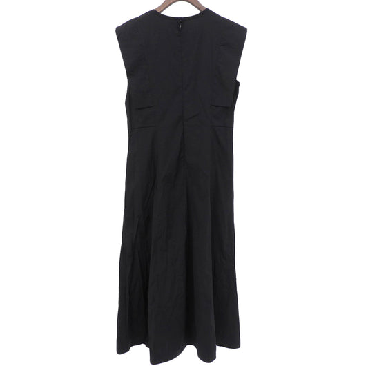 Excellent Condition High-Stretch Nylon Flare Dress for Women, Black, M, 12-4205006, Dress, M, Women