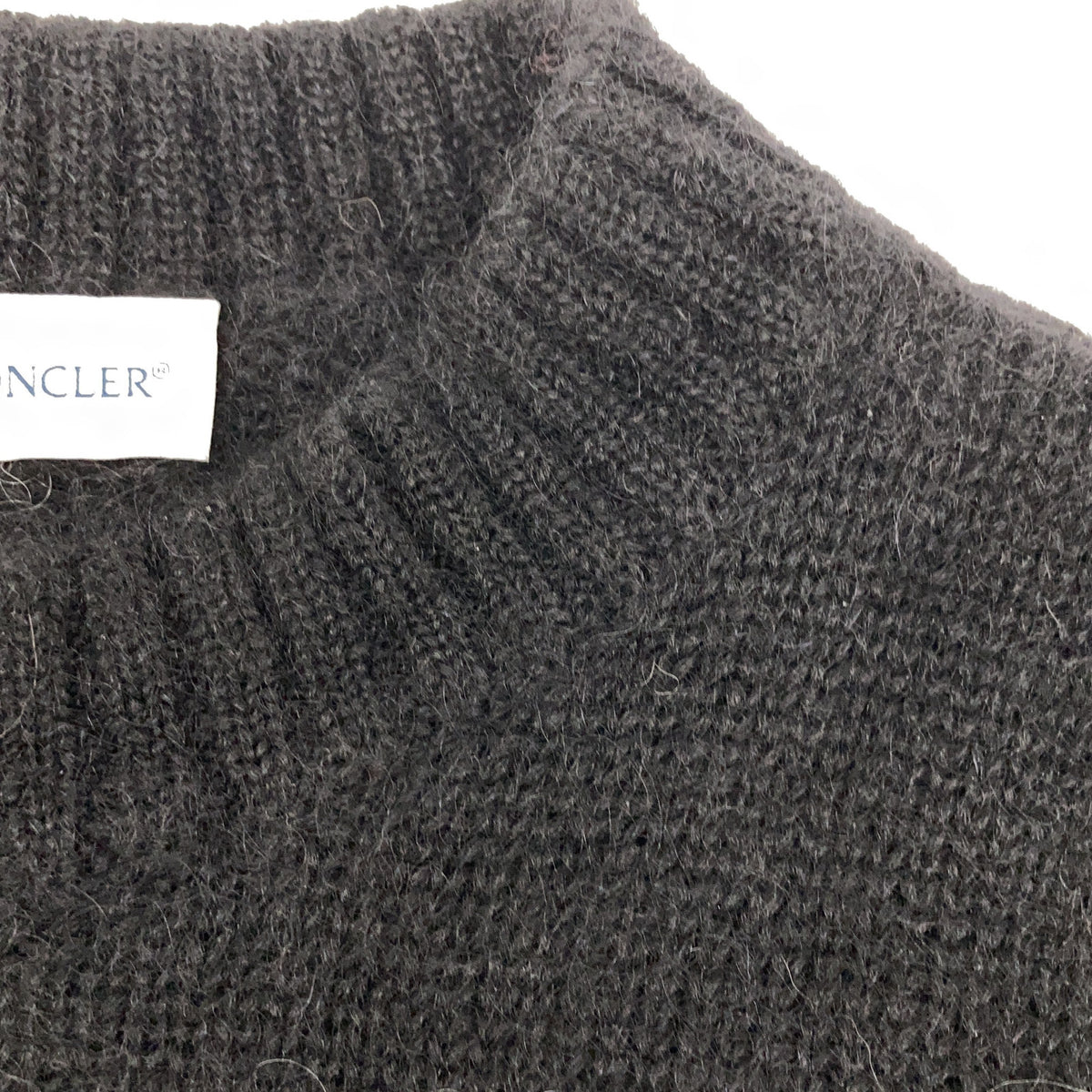MONCLER H20919C00011 GIROCOLLO TRICOT All-Over-Pattern Mohair-Blend Knit Sweater