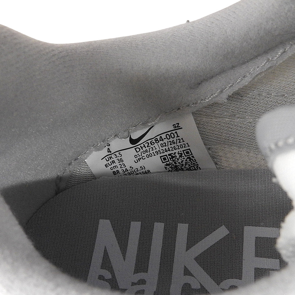 NIKE ナイキ 新品同様 LD ワッフル ライトスモークグレー スニーカー レディース グレー×ホワイト 23cm DH2684-001 シューズ 4(US)