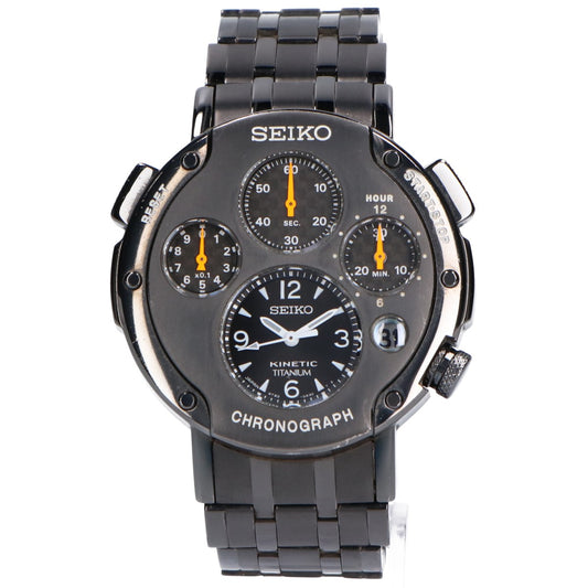 SEIKO セイコー キネティック SBXZ003 9T82-0A40 スポーチュラ キネティック クロノグラフ 2nd 腕時計 腕時計