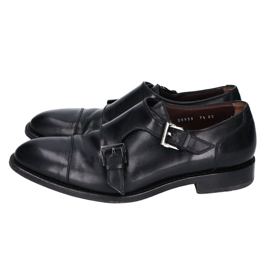 Salvatore Ferragamo 28936 TRAMEZZA Leather Double Monk Shoes