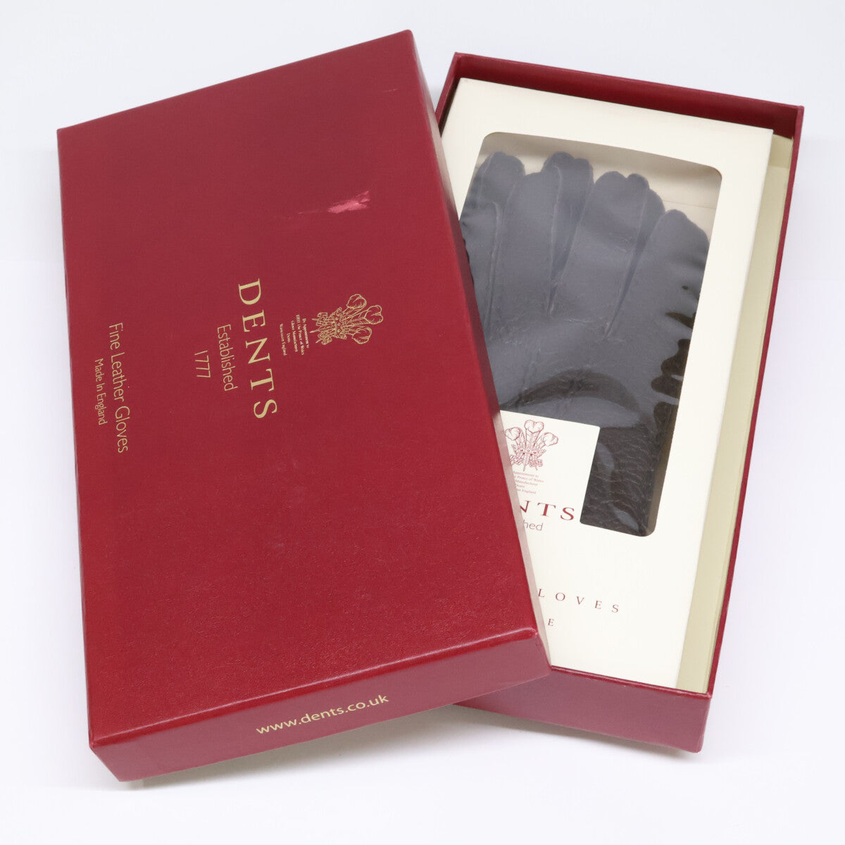 【全新未使用】15-1042 山羊绒内衬 麂皮手套 7 男士