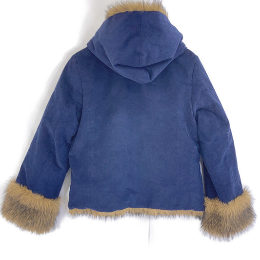 AFB エーエフビー ネイビー REVERSIBLE FUR JACKET ジャケット